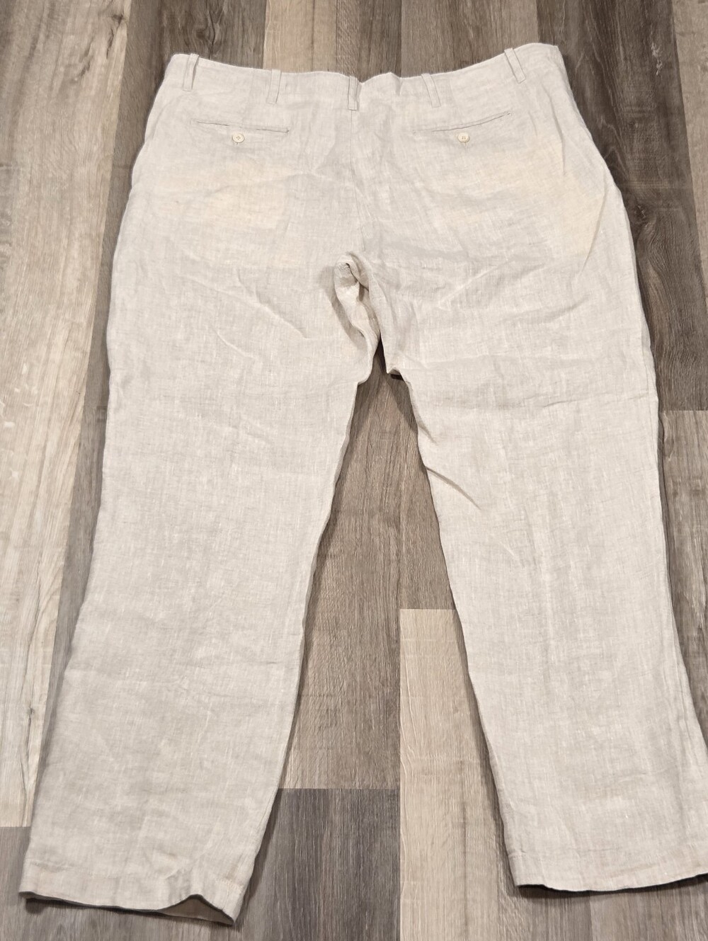 Perry Ellis Linen Pants Button Fly Size 40
